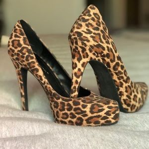 BCBG Cheetah Print Heels